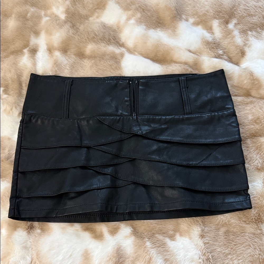 Black Layered Women's Skirt